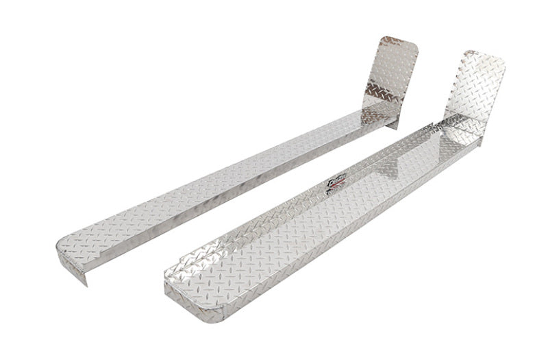 Dee Zee 99-13 Chevrolet Silverado Running Board Cab Section ExtCab Brite-Tread Aluminum