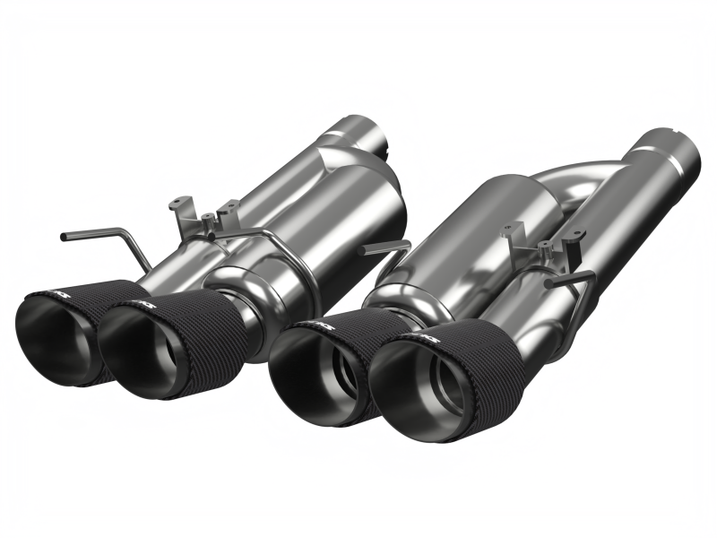 Kooks 09-13 Chevrolet Corvette Z06/ZR1 3in. Valved Axle-Back Exhaust w/ CF Tips