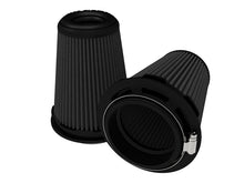 画像をギャラリービューアに読み込む, aFe Momentum Intake Air Filter w/Black Pro 5R (Pair) 3-1/2IN F x 5IN B x 3-1/2IN T (Inverted) x 6IN