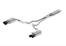 画像をギャラリービューアに読み込む, Ford Racing 2024 Mustang 5.0L Touring Non-Active Cat-Back Exhaust w/GT Valance - Black Tip