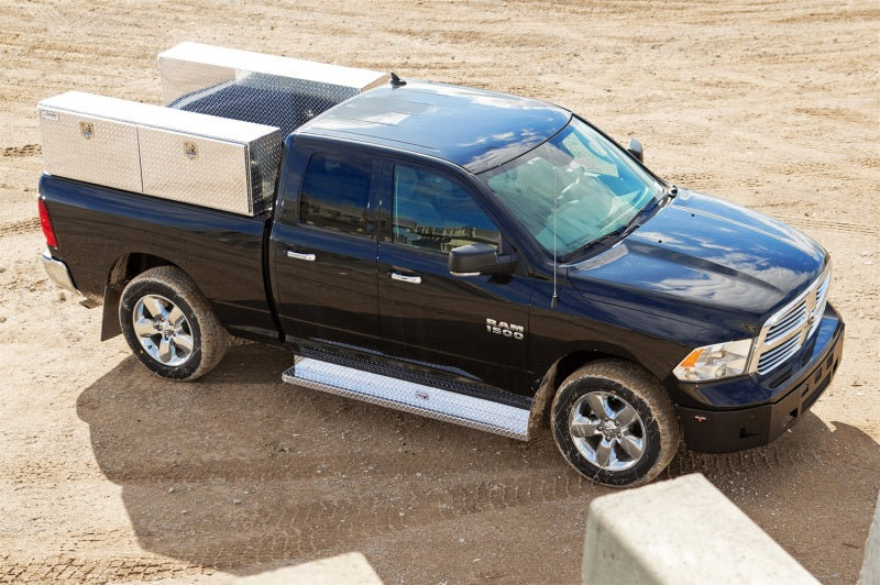 Dee Zee 08-14 Ford Econoline/E-Series Van Running Board Cab Section Brite-Tread Aluminum (Frt Door)