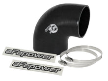 画像をギャラリービューアに読み込む, aFe Magnum FORCE Intake Coupling Kit (3-1/2 IN to 3 IN ID x 90 Deg.) Elbow Reducing Coupler - Black