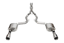 画像をギャラリービューアに読み込む, Corsa 24+ Ford Mustang GT Xtreme CatBack Exhaust Sys 3.0in Dual Rear Exit w/4.5in Straight Cut Tips