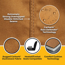 画像をギャラリービューアに読み込む, Covercraft 24-25 Toyota Tacoma Crew Cab Carhartt PrecisionFit Front Row Seat Covers