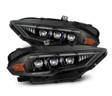 画像をギャラリービューアに読み込む, AlphaRex 18-20 Ford Mustang NOVA LED Proj Headlights Alpha-Black w/Activ Light/Seq Signal/Switch DRL