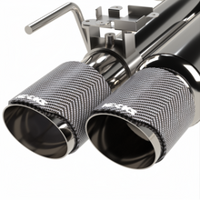 画像をギャラリービューアに読み込む, Kooks 18-24 Ford Mustang GT 5.0 3in. Valved Shotgun Cat-Back Exhaust - Carbon Tips