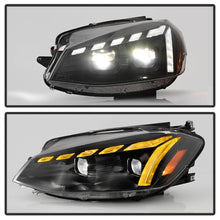 画像をギャラリービューアに読み込む, Spyder 18-21 VW Golf Halogen Model Only High-Power LED Headlights - Black (PRO-YD-VG17HALAP-SBGR-BK)