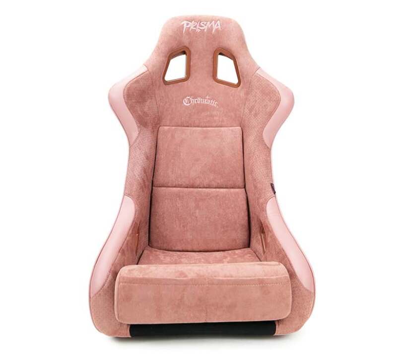 NRG FRP Bucket Seat (Large) Prisma-Chromatic Mauve Vegan Suede w/ Chameleon Back