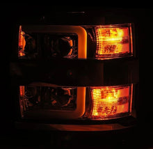 画像をギャラリービューアに読み込む, AlphaRex 15-19 Chevy Silverado 2500/3500 LUXX-Series Proj. Headlights Chrome w/Actv SeqSig &amp; DRL