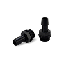 画像をギャラリービューアに読み込む, Mishimoto 2pcs. M20x1.5 1/2in Aluminum Catch Can Fittings - Black