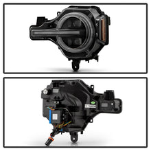 画像をギャラリービューアに読み込む, Spyder 21-24 Ford Bronco High-Power LED Headlights - Black (PRO-YD-FB21LEDAP-SEQSBGR-BK)
