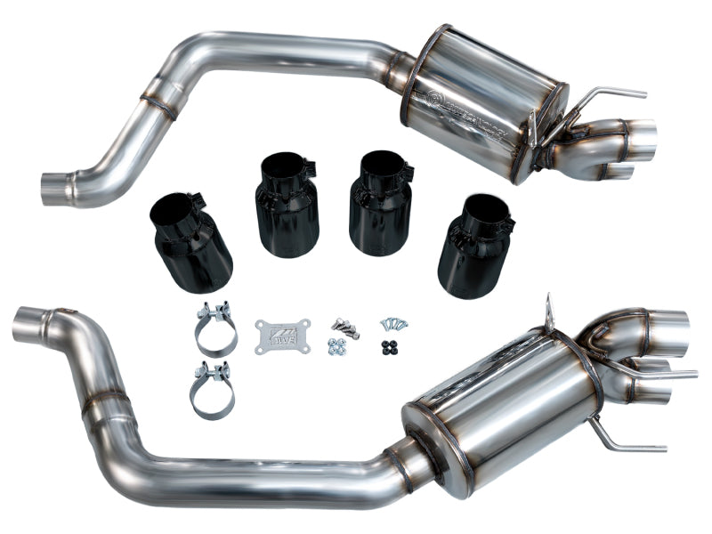 AWE Tuning 09-13 Chevrolet Corvette 6.2L Touring Edition Axle-Back Exhaust w/ Diamond Black Tips