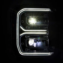 画像をギャラリービューアに読み込む, AlphaRex 23-26 Ford F-250 SD LUXX LED Proj Headlights Alpha Blk w/Activ Light/Seq Signal/Switchback