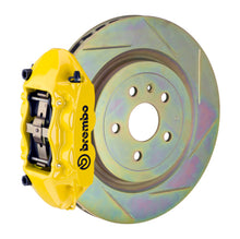 画像をギャラリービューアに読み込む, Brembo 08-13 C30 Front GT BBK 4 Piston Cast 336 x28 1pc Rotor Slotted Type-1- Yellow