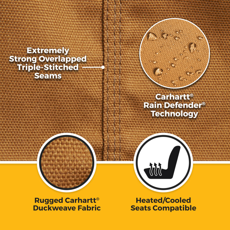 Covercraft 24-25 Toyota Tacoma Carhartt SeatSaver Custom Seat Cover - Brown