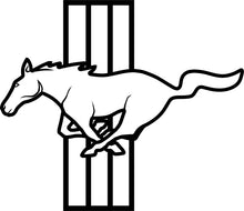 画像をギャラリービューアに読み込む, Covercraft 65-70 Ford Mustang Custom UVS100 Sunscreen w/ Black Mustang Logo