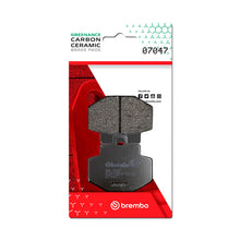 画像をギャラリービューアに読み込む, Brembo OE Benelli Adiva/Gilera Runner/Piaggio Hexagon Carbon Ceramic Brake Pad - Rear