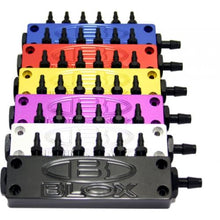 画像をギャラリービューアに読み込む, BLOX Racing Billet 6-Port Vacuum Manifold Kit - Black