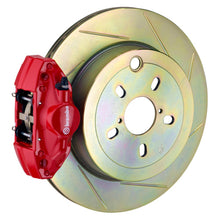 画像をギャラリービューアに読み込む, Brembo 02-07 Impreza/WRX Rear GT BBK 2 Piston Cast 2pc 316 x20 1pc Rotor Slotted Type1-Red