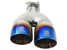 画像をギャラリービューアに読み込む, aFe Takeda 2.5in 304 Stainless Steel Clamp-on Exhaust Tip Driver Side 2.5in Inlet 4inDual-Blue Flame
