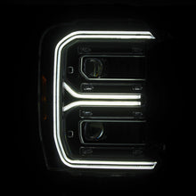画像をギャラリービューアに読み込む, AlphaRex 23-26 Ford F-250 SD LUXX LED Proj Headlights Blk w/Activ Light/Seq Signal/Switchback
