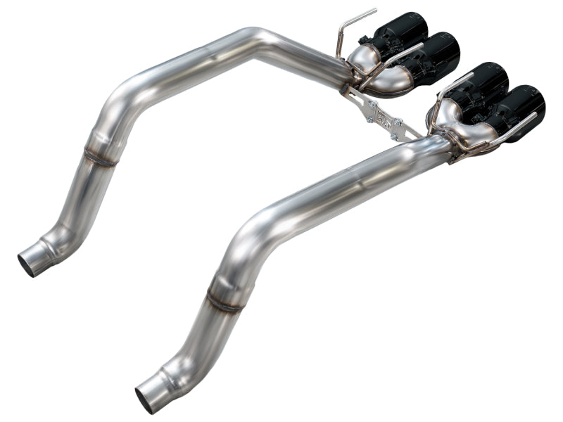 AWE Tuning 05-07 C6 Chevrolet Corvette 6.0L Track Edition Axle-Back Exhaust w/ Diamond Black Tips