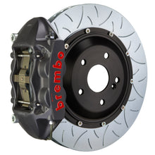 画像をギャラリービューアに読み込む, Brembo 99-04 996 Rear GTS BBK 4 Piston Cast 345x28 2pc Rotor Slotted Type3-Black HA