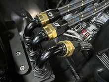 画像をギャラリービューアに読み込む, GReddy AN06 90 DEGREE HOSE END SWIVEL BLACK/GOLD ANODIZED