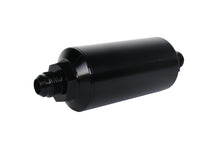 画像をギャラリービューアに読み込む, Aeromotive In-Line Filter - (AN -8 Male) 40 Micron Stainless Mesh Element Bright Dip Black Finish