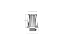 画像をギャラリービューアに読み込む, aFe POWER Universal Clamp-On Air Filter w D2 Dura-Dry Media 2-3/4in F x 6in B x 4-3/4in T x 5inH