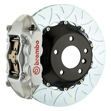 画像をギャラリービューアに読み込む, Brembo 12-16 991.1 C2 Rear GT BBK 4 Piston Cast 380x28 2pc Rotor Slotted Type3-Silver