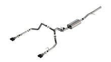 画像をギャラリービューアに読み込む, Borla 2024 Chevy Silverado 1500 6.2L V8 Touring Catback Exhaust w/ Simulator - Black Chrome