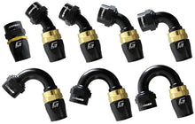 画像をギャラリービューアに読み込む, GReddy AN16 STRAIGHT HOSE END BLACK/GOLD ANODIZED