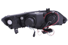 画像をギャラリービューアに読み込む, ANZO 2006-2011 Honda Civic Projector Headlights w/ Halo Black (CCFL)