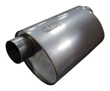 画像をギャラリービューアに読み込む, Kooks 3in Oval Offset/Offset (Same Side) Muffler 14in Long Body Stainless Steel