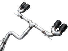 画像をギャラリービューアに読み込む, AWE Tuning MK8 Volkswagen Golf R 3in Track Edition Quad Exhaust - Diamond Black Tips