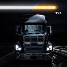画像をギャラリービューアに読み込む, XK Glow 11In Switchback Grill Lights with Start-up Animation &amp; Sequential Turn Signals