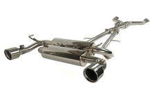 画像をギャラリービューアに読み込む, Invidia 09+ 370Z Gemini Rolled Stainless Steel Tip Cat-back Exhaust