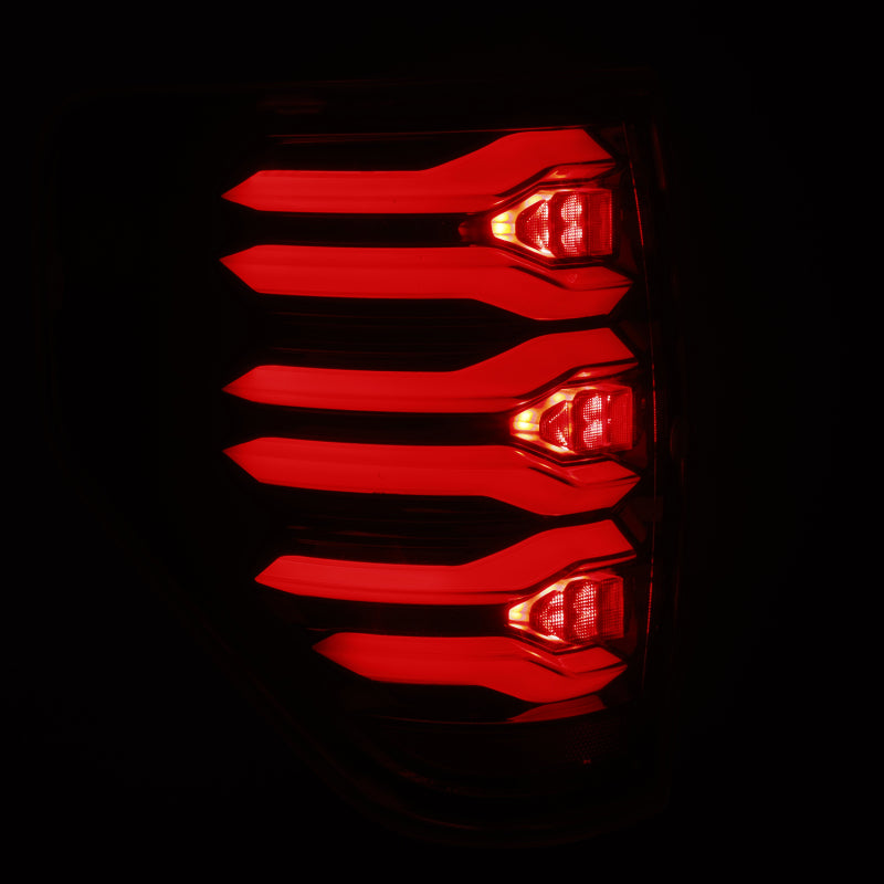 AlphaRex 09-14 Ford F150 LUXX LED Taillights - AlphaBlack Housing