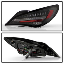 画像をギャラリービューアに読み込む, Spyder 14-19 Mercedes Benz CLA LED Tail Lights (ALT-YD-MBCLA14AP-GRSEQ-BK)