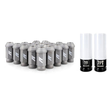 画像をギャラリービューアに読み込む, Mishimoto Steel Locking Lug Nuts M14x1.5 20pc Set Silver