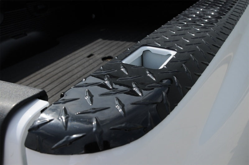 Dee Zee 07-13 Chevrolet Silverado Bed Cap Wrap W/Stake Pockets Black-Tread Aluminum 8Ft Bed