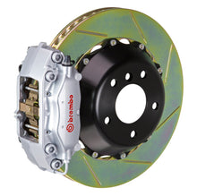 画像をギャラリービューアに読み込む, Brembo 97-04 986 Boxster S Rear GT BBK 4 Piston Cast 345x28 2pc Rotor Slotted Type-1-Silver
