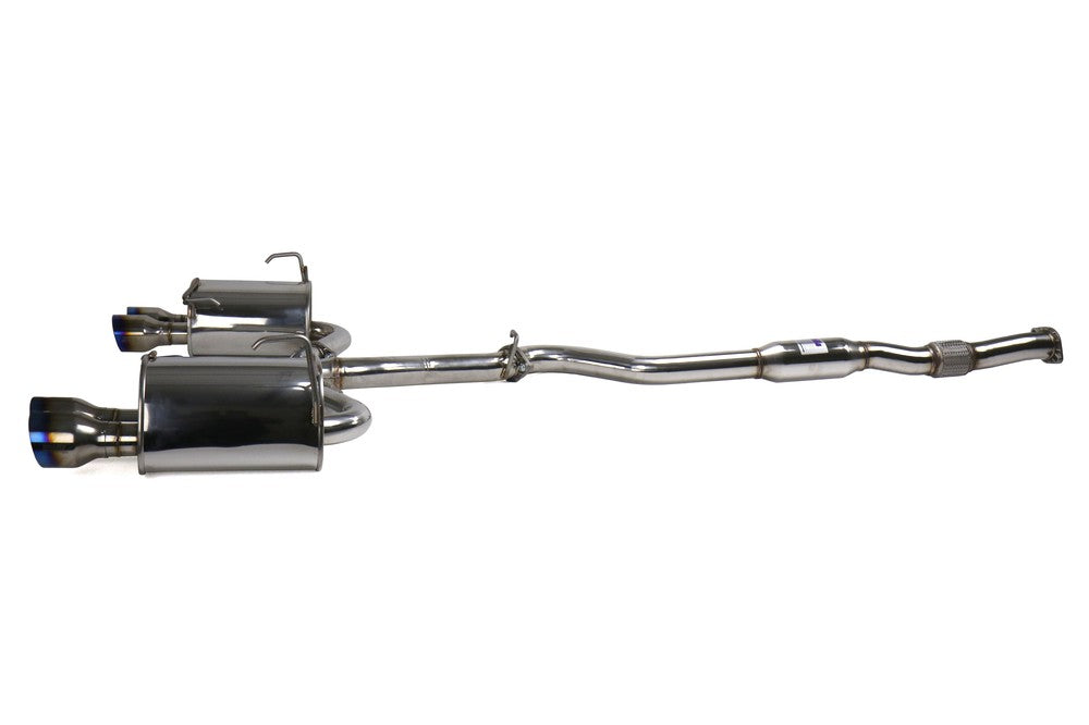 Invidia 15+ Subaru STI 4Dr Q300 Single Layer Titanium Burnt Quad Tip Cat-Back Exhaust