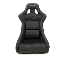 画像をギャラリービューアに読み込む, NRG FRP Bucket Seat (Large) Prisma Edition w/ Orange Pearlized Back - Spooky Edition (Spiders/Bats)