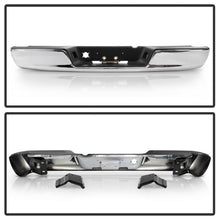 画像をギャラリービューアに読み込む, xTune 02-08 RAM 1500/03-09 2500/3500 OEM Style Steel Rear Bumper - Chrome (RB-DR02-SET-C)