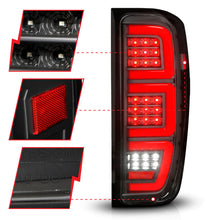 画像をギャラリービューアに読み込む, ANZO 19-23 GMC Sierra 1500/2500HD/3500HD Black Replacement Full LED Bar Tail Light