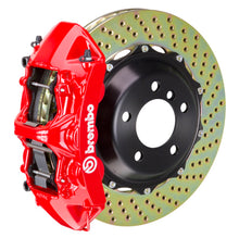 画像をギャラリービューアに読み込む, Brembo 09-11 997.2 C4 (Excl PCCB) Fr GT BBK 6Pis Cast 380x32 2pc Rotor Drilled-Red
