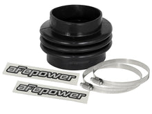 画像をギャラリービューアに読み込む, aFe Magnum FORCE Intake Coupling Kit (3-1/2 IN ID to 4 IN ID x3-1/2 IN L) Straight Bellow- Black