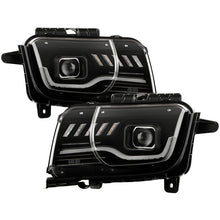 画像をギャラリービューアに読み込む, Spyder 10-13 Chevy Camaro Halogen Model Only - Black (PRO-YD-CCAM2010SI-SEQ-BK)